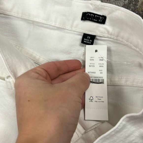 J. Crew Denim mini skirt in white - Picture 2 of 5